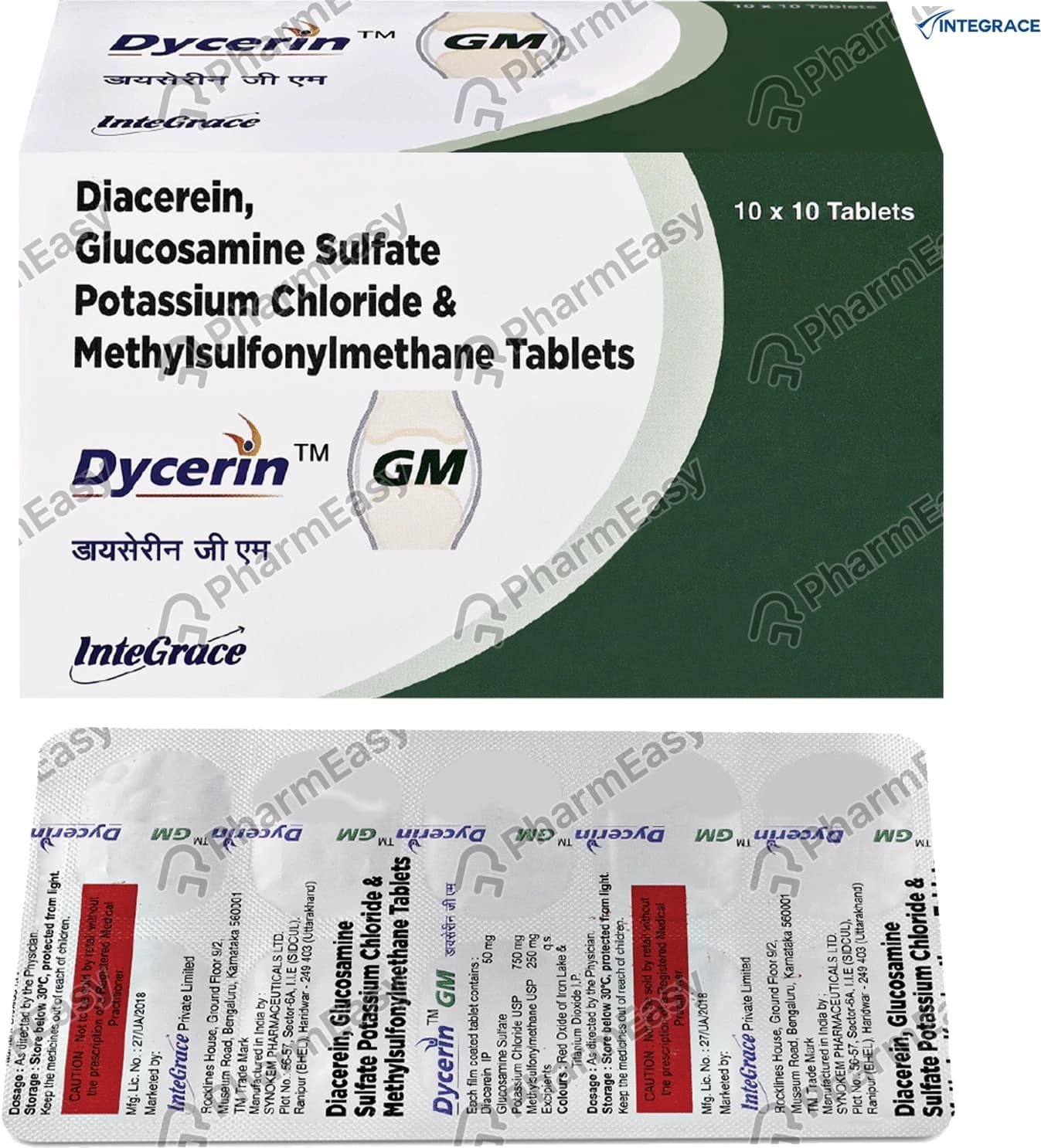 DYCERIN GM TAB 10`S