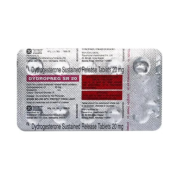 DYDROPREG SR 20 TAB