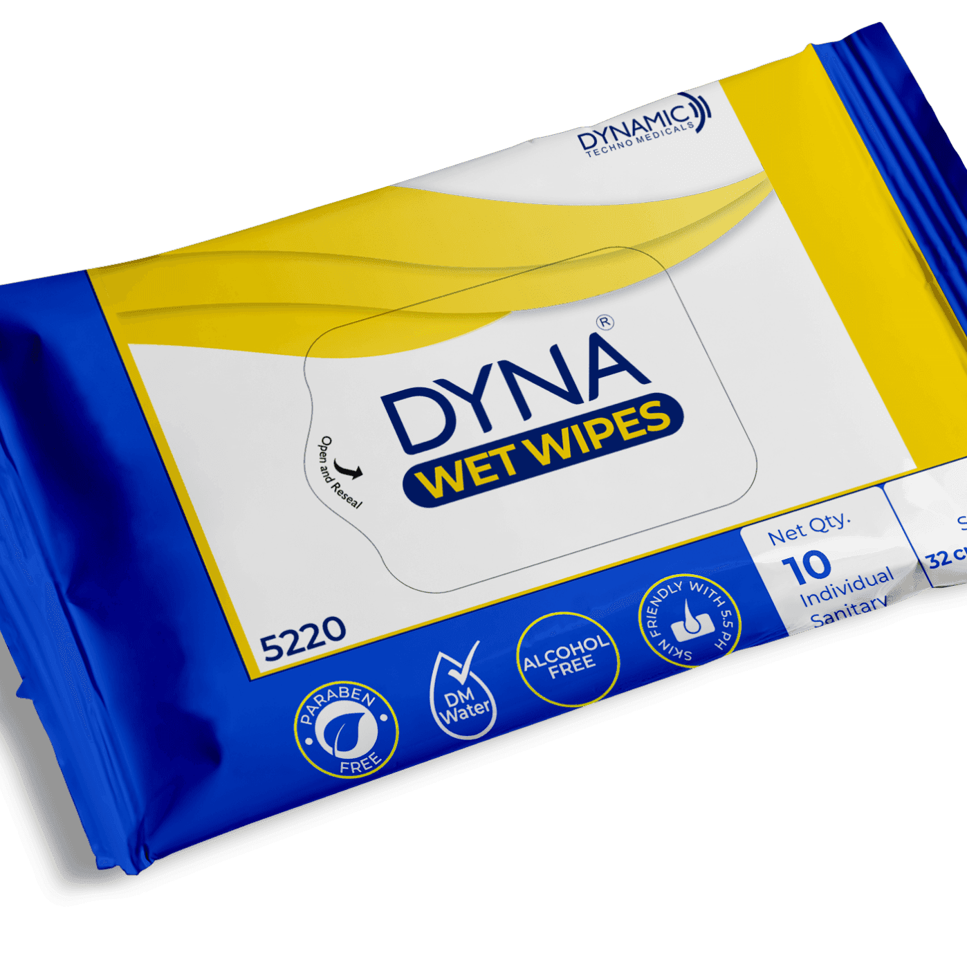 DYNA WET WIPES (10`S)