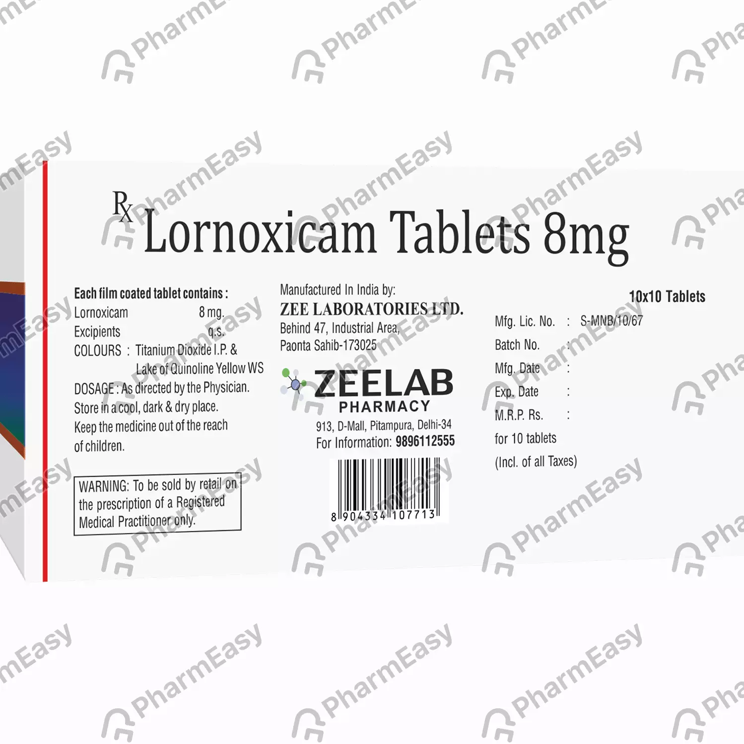 EEZEM 8MG STRIP