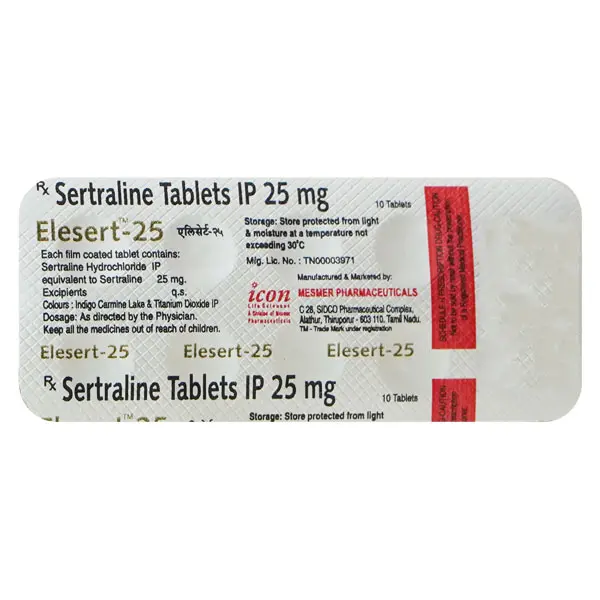 ELESERT 25MG TAB