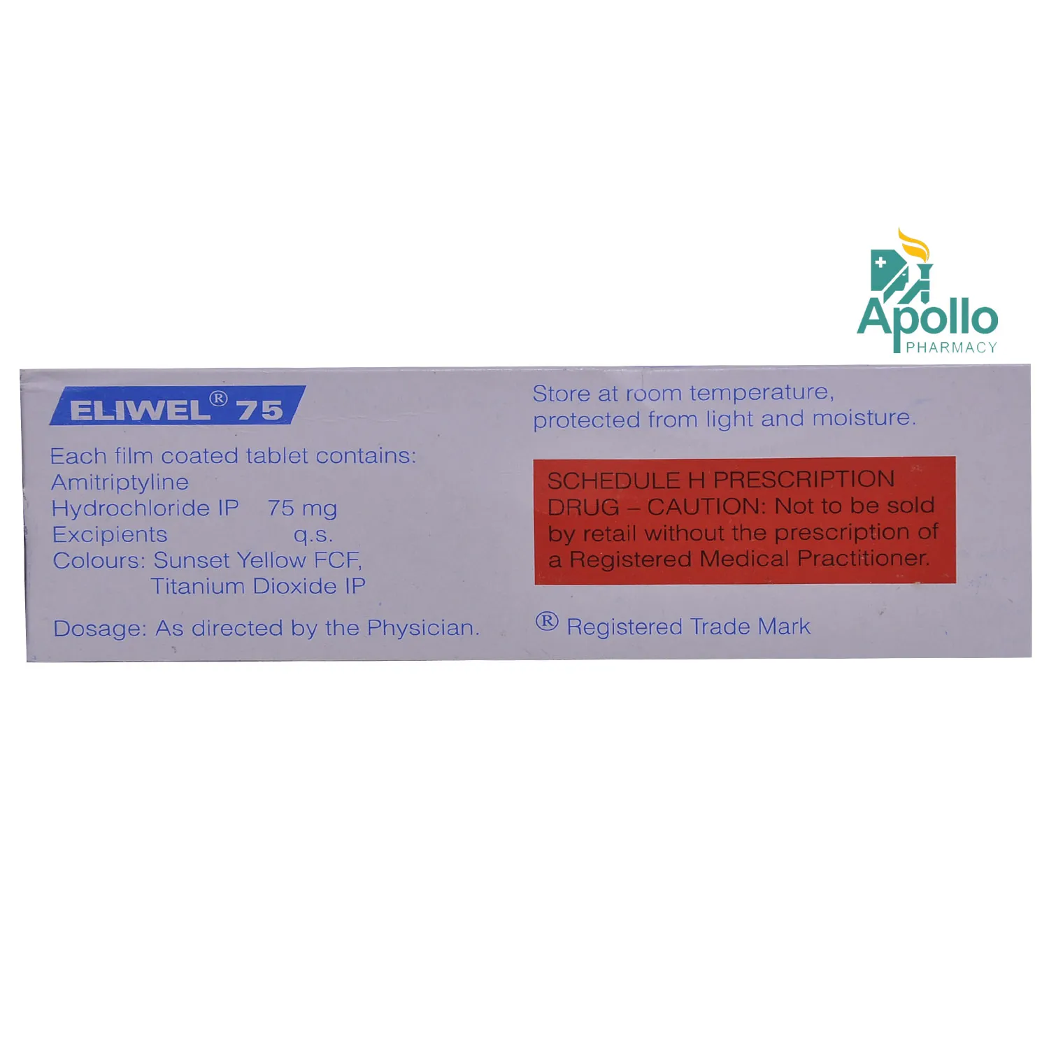 ELIWEL 75MG TAB 10`S