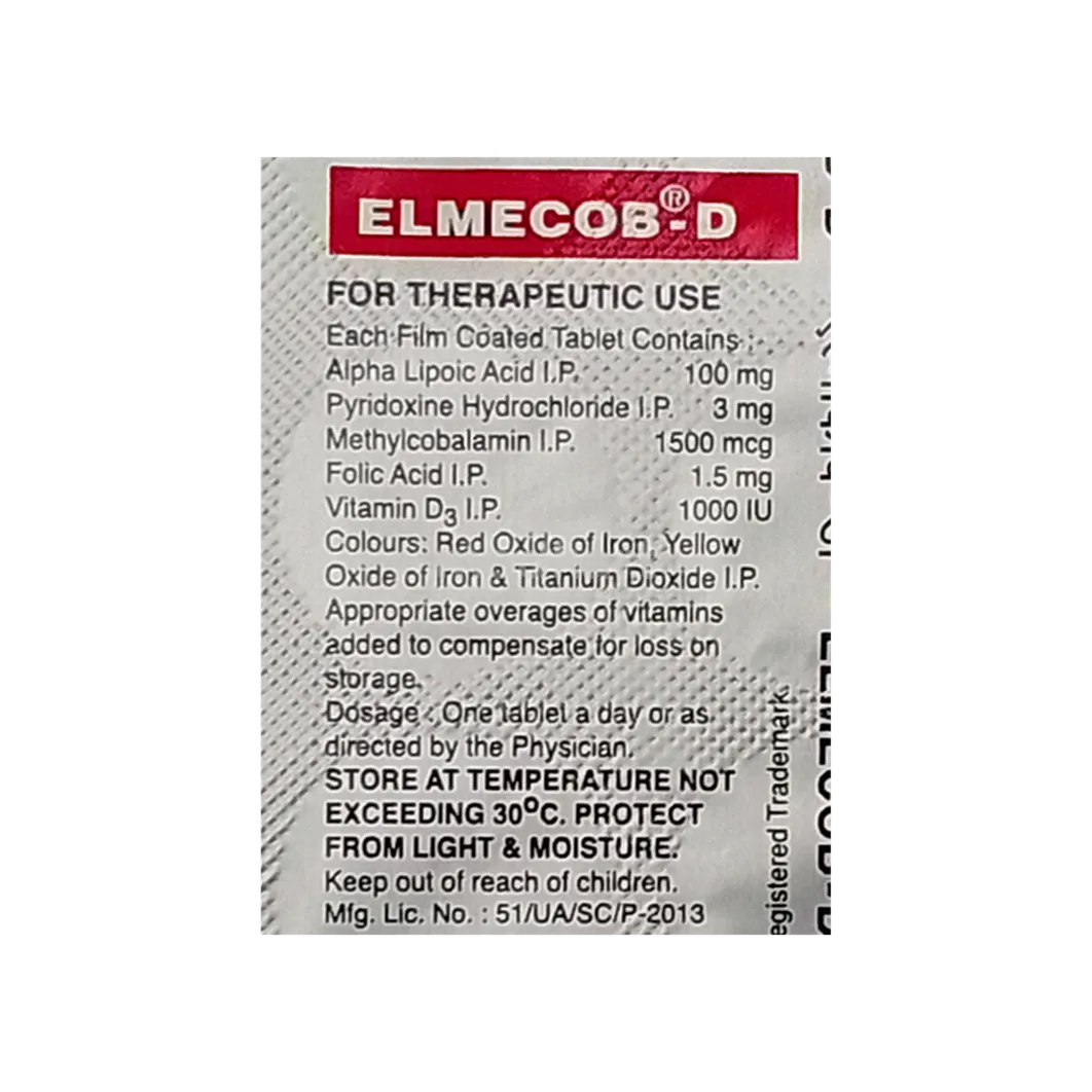 ELMECOB-OD TAB 10`S