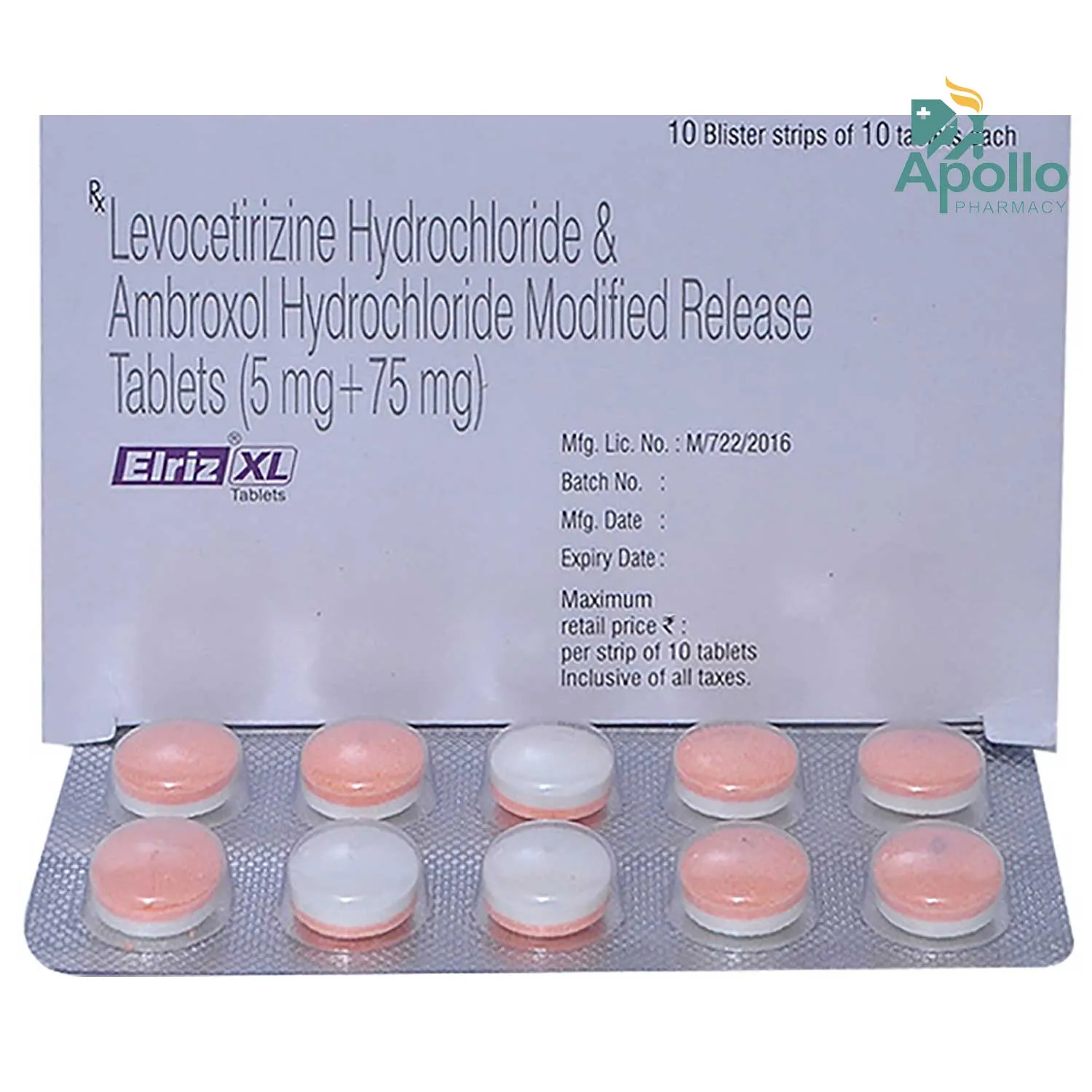 ELRIZ 5MG TAB 10`S