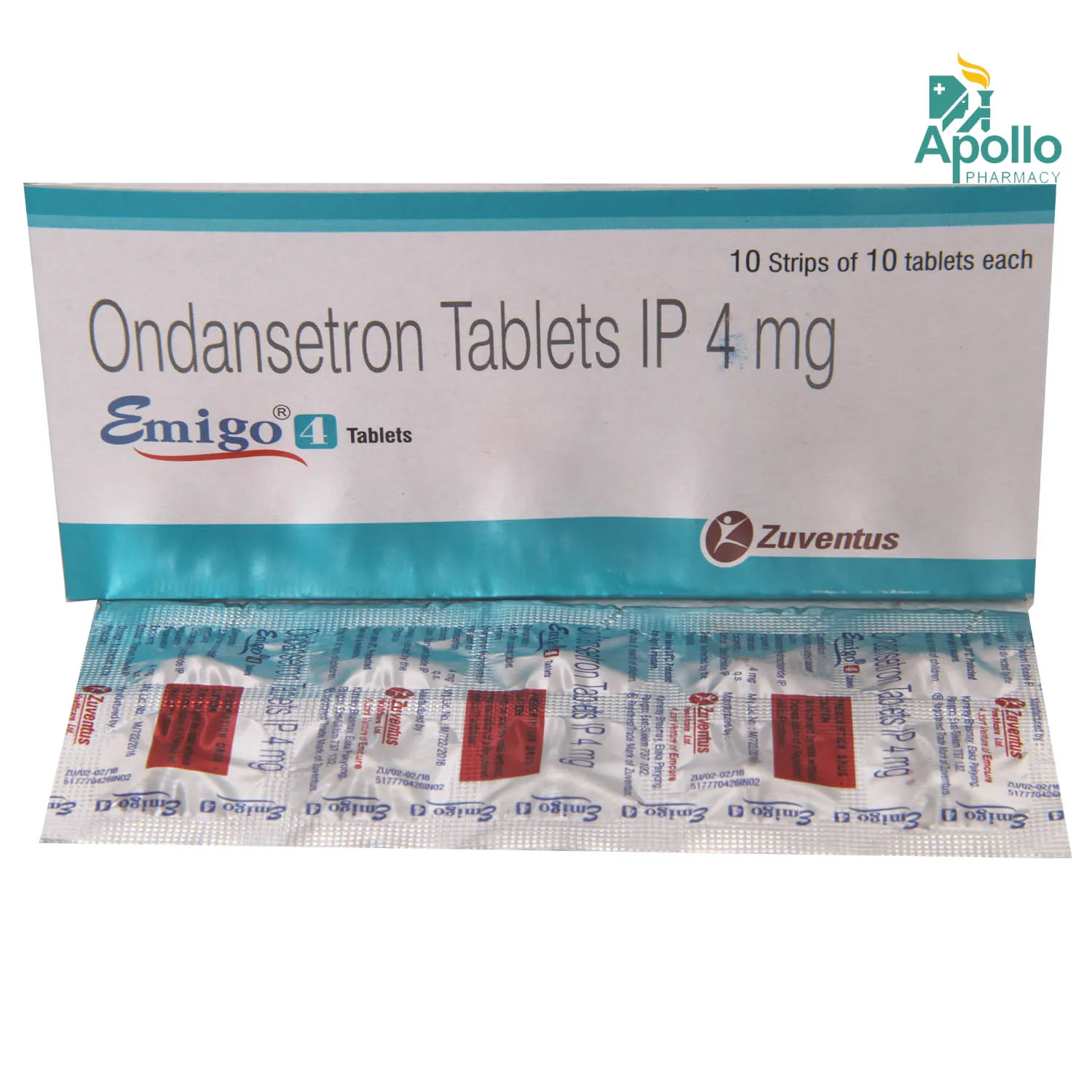 EMIGO 4MG TAB 10`S