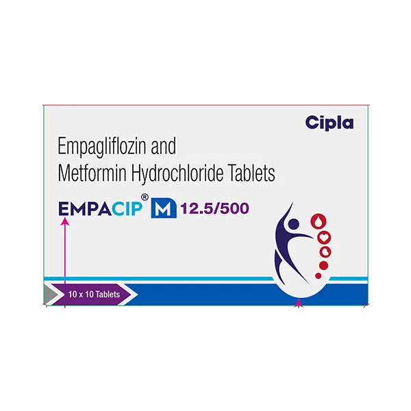 EMPACIP M 12.5/500MG TAB