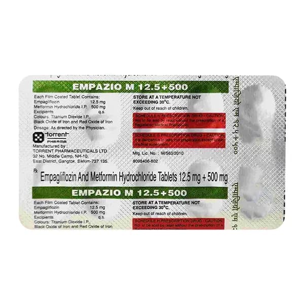 EMPADOZ M 12.5/500MG TAB