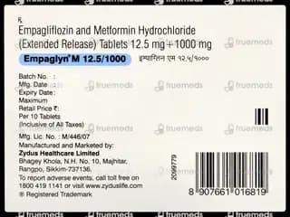 EMPAGLYN M 12.5/1000MG TAB 10S