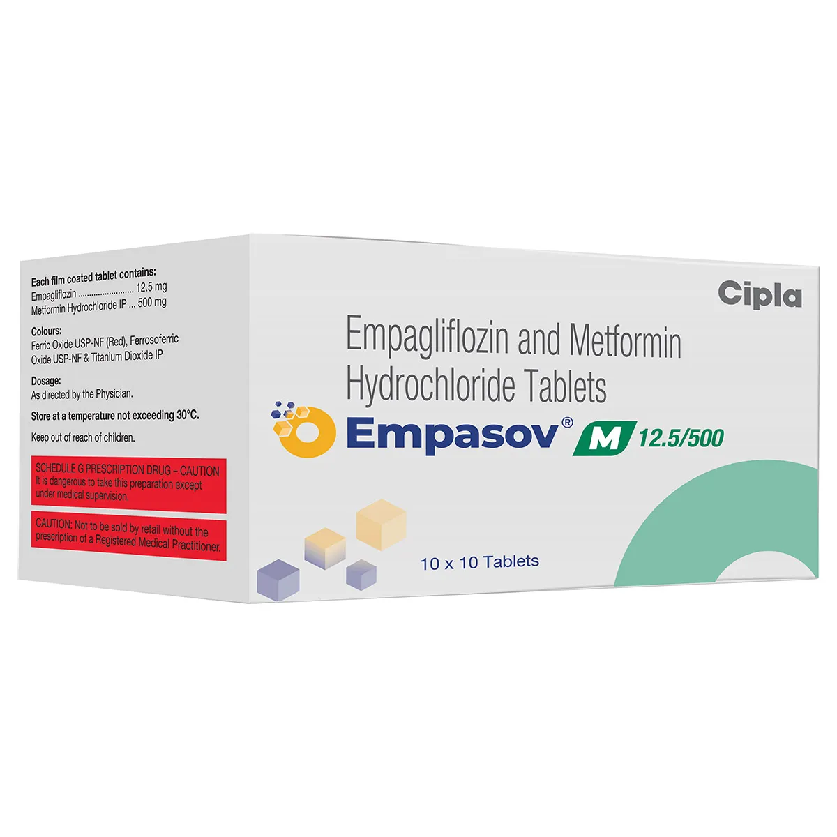 EMPAPEP-M 12.5/500MG TAB