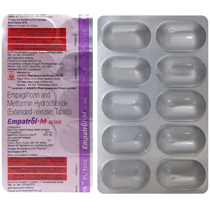 EMPATROL-SM 25/100/1000MG TAB