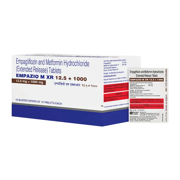 EMPAZIO M XR 12.5/1000MG TAB