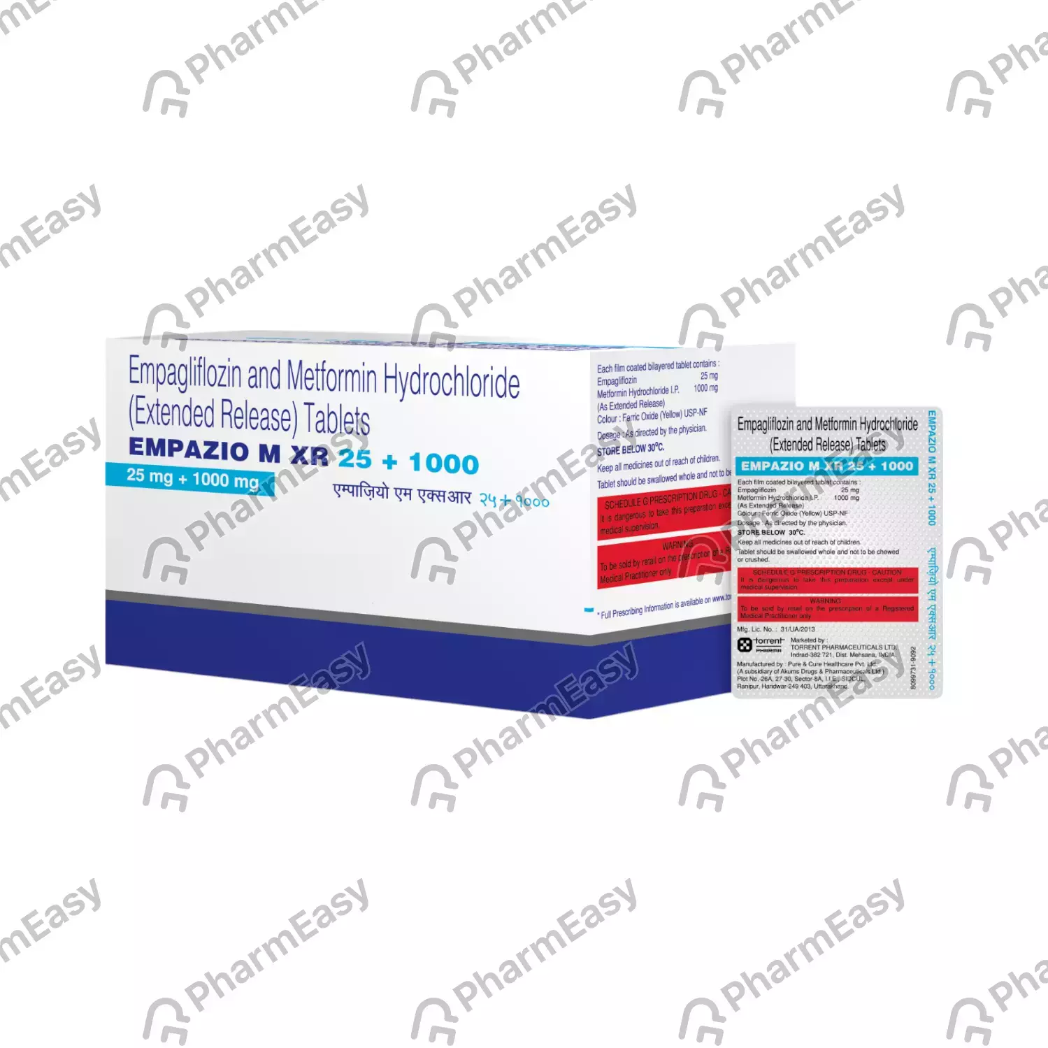 EMPAZIO M XR 25/1000MG TAB