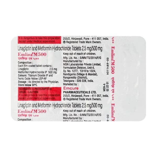 EMPLIC-M 500 TAB