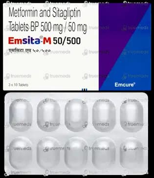 EMSITA M 50/500MG TAB 10S