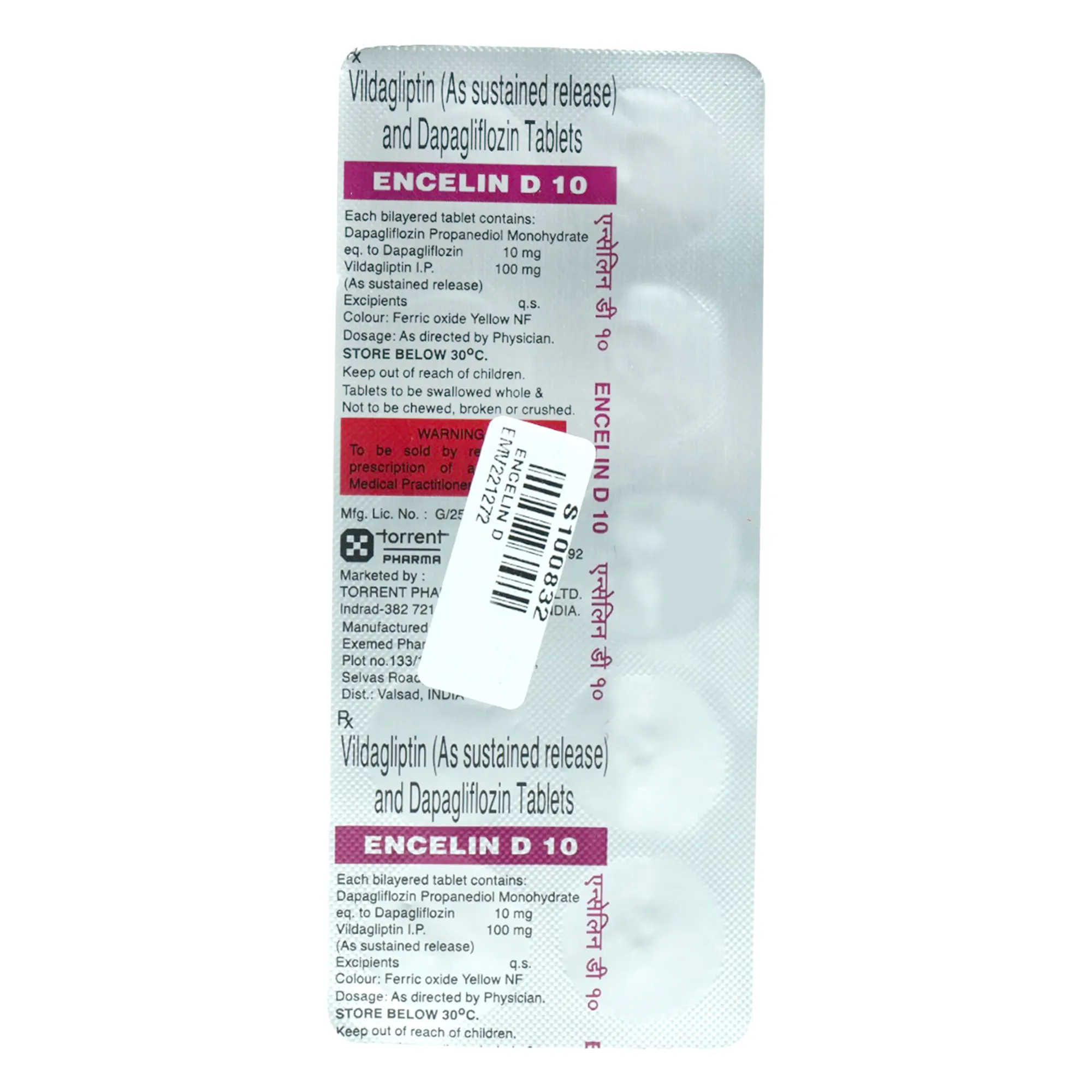ENCELIN D 10 TAB