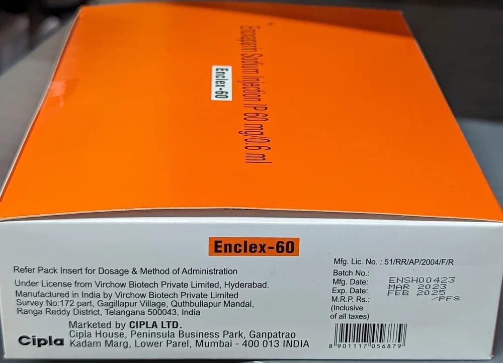 ENCLEX 0.6ML PRFILD .6ML