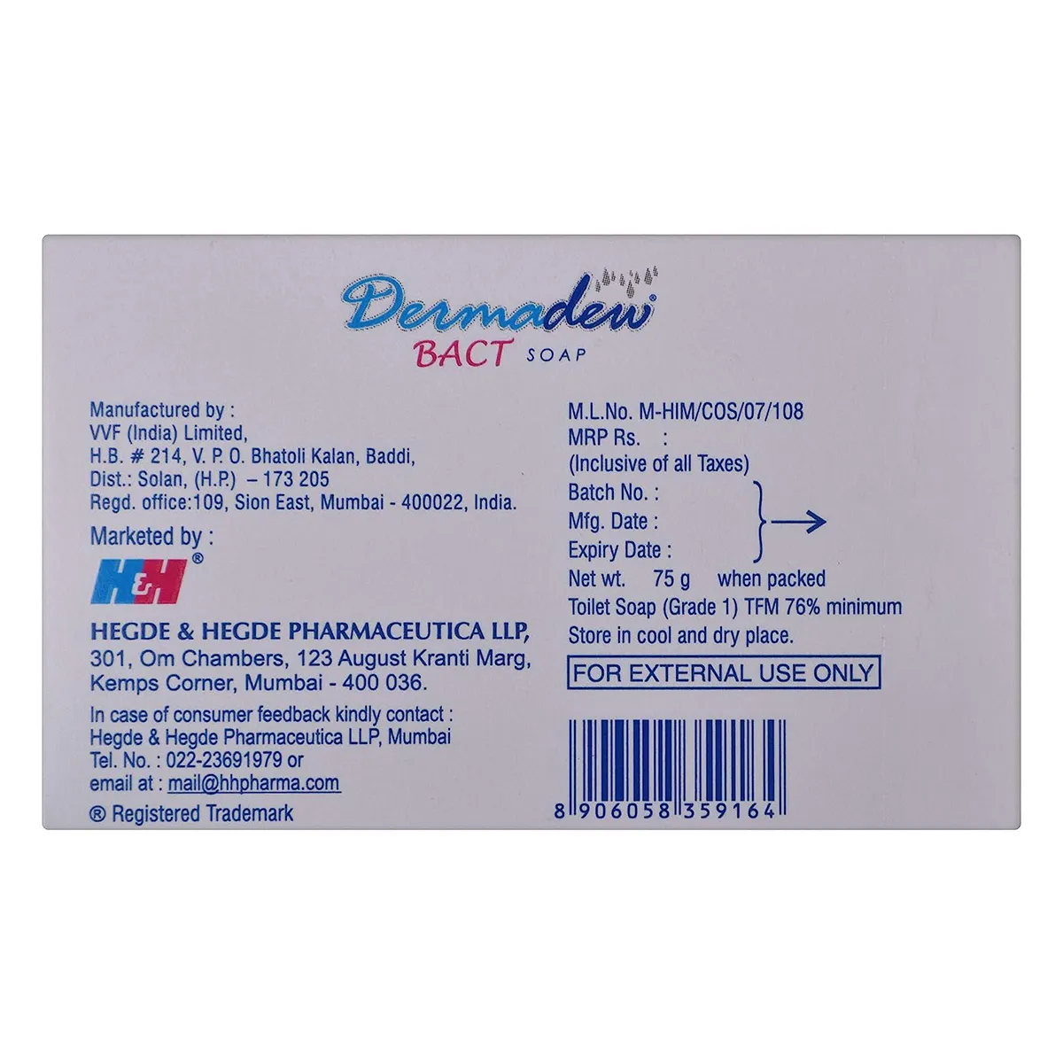 ENDEW BACT SOAP