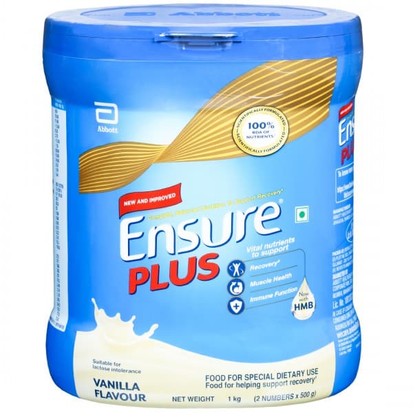 ENSURE PLUS VANILLA JAR
