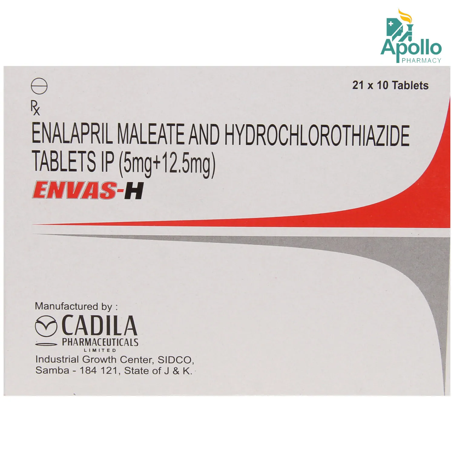ENVAS H TAB 10`S