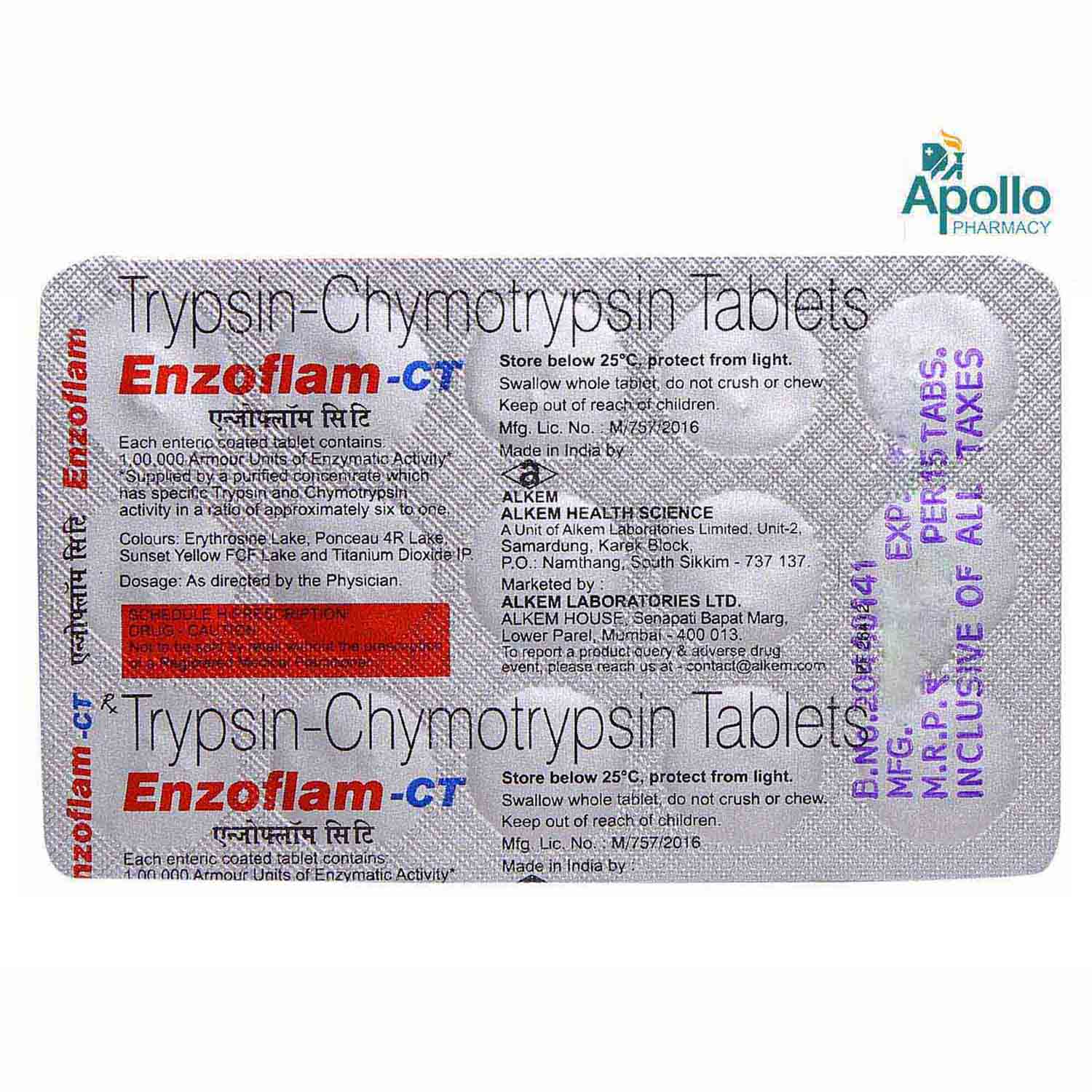 ENZOFLAM CT TAB