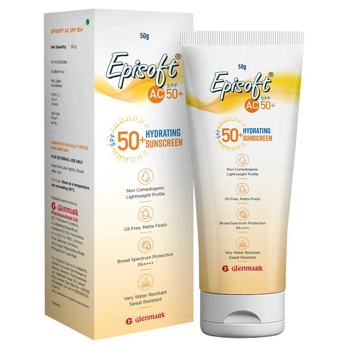 Episoft AC SPF 50+ Sunscreen