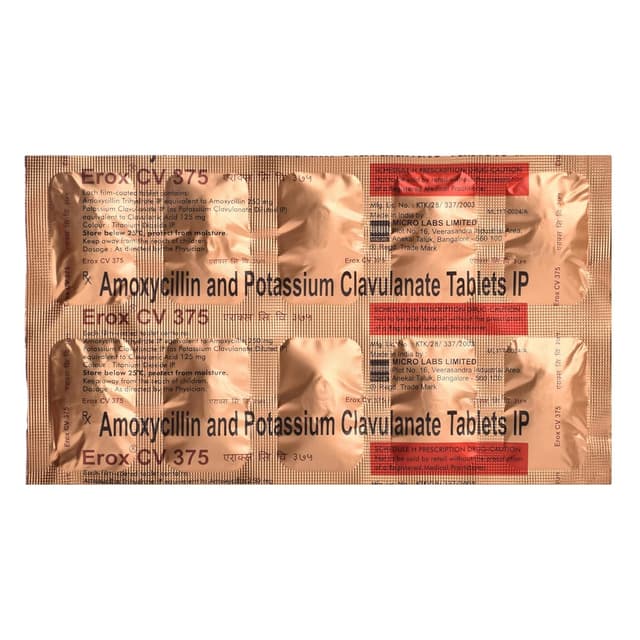 EROX CV 375MG TAB