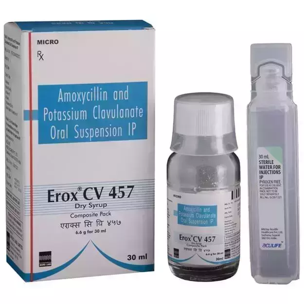 EROX CV 457 DRY SYRUP COMP PACK
