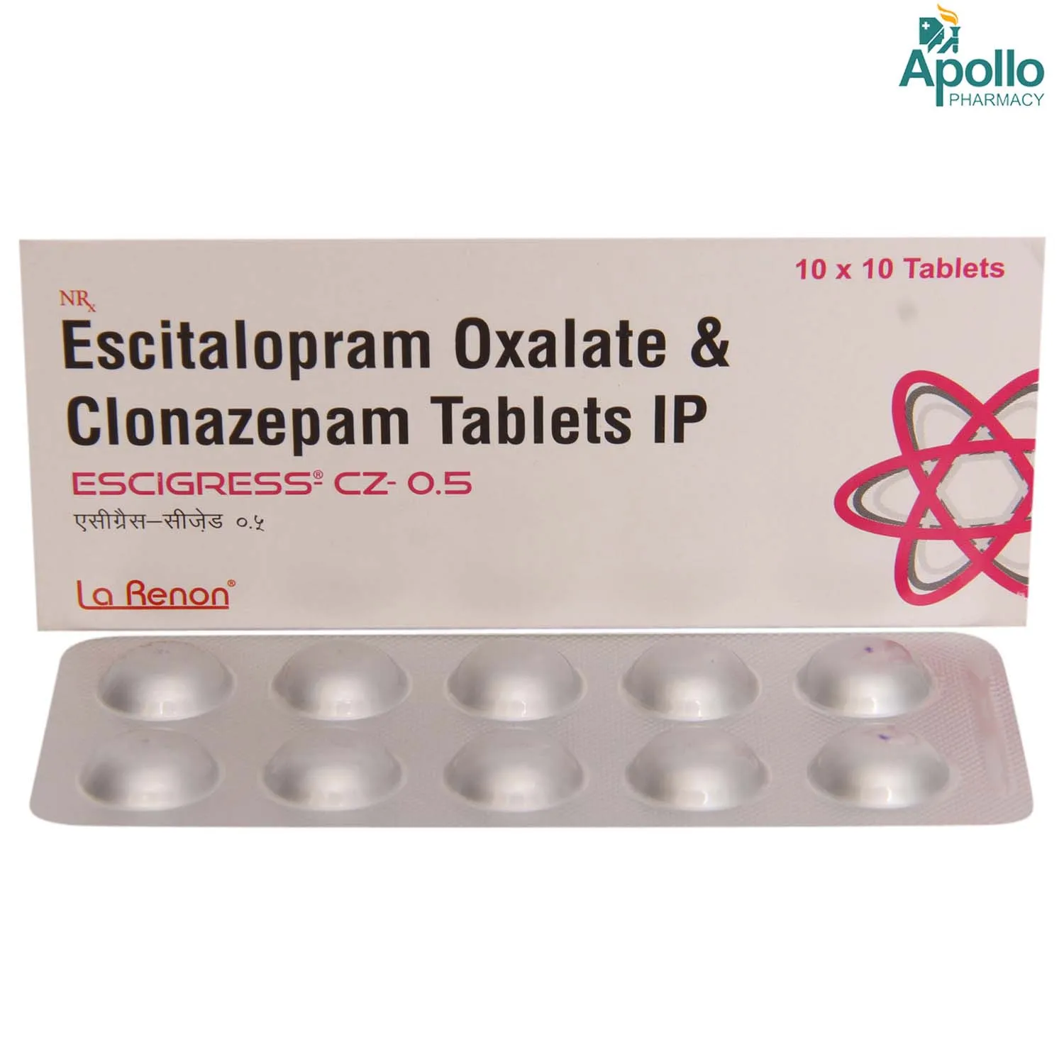 ESCIGRESS CZ 0.5MG TAB