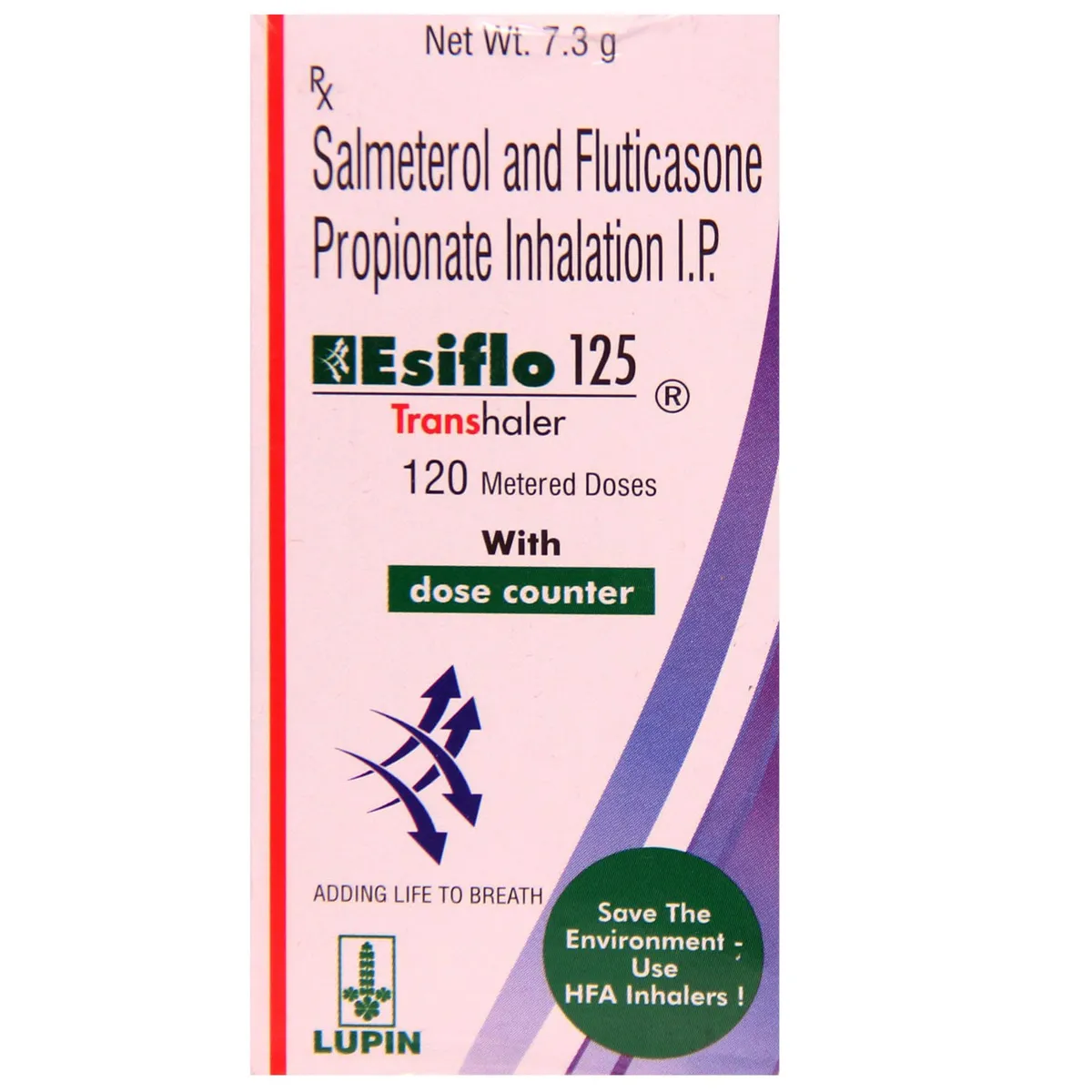 ESIFLO 125 INHALER 120MDI