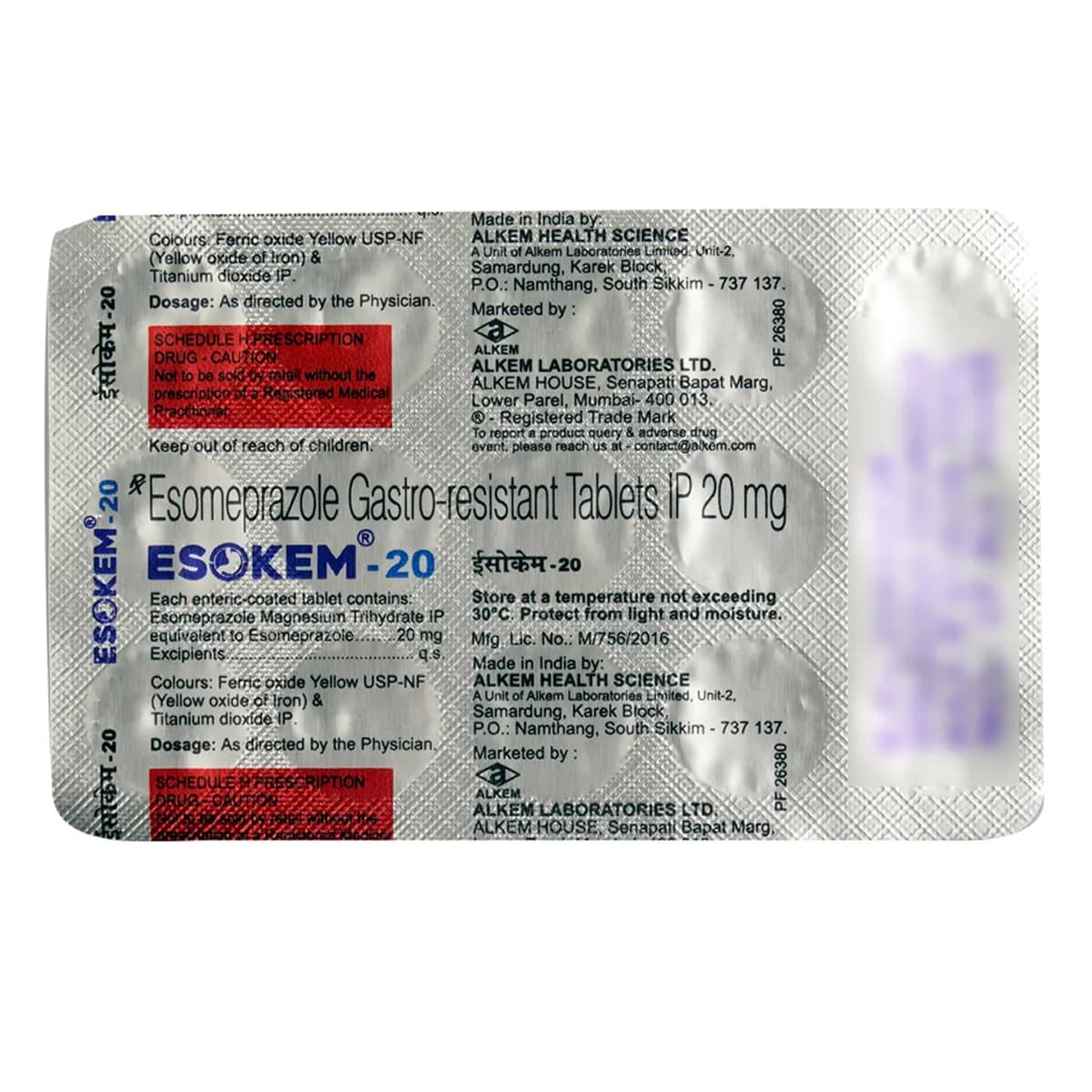 ESOKEM 20MG TAB