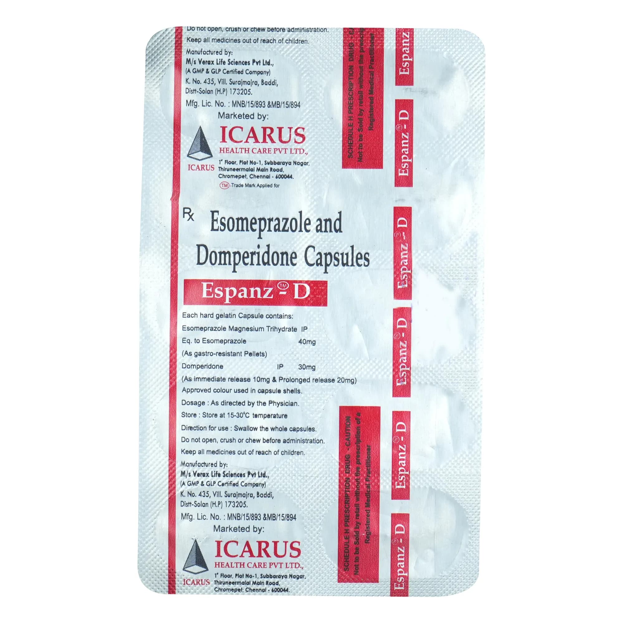 ESPANZ 40MG TAB