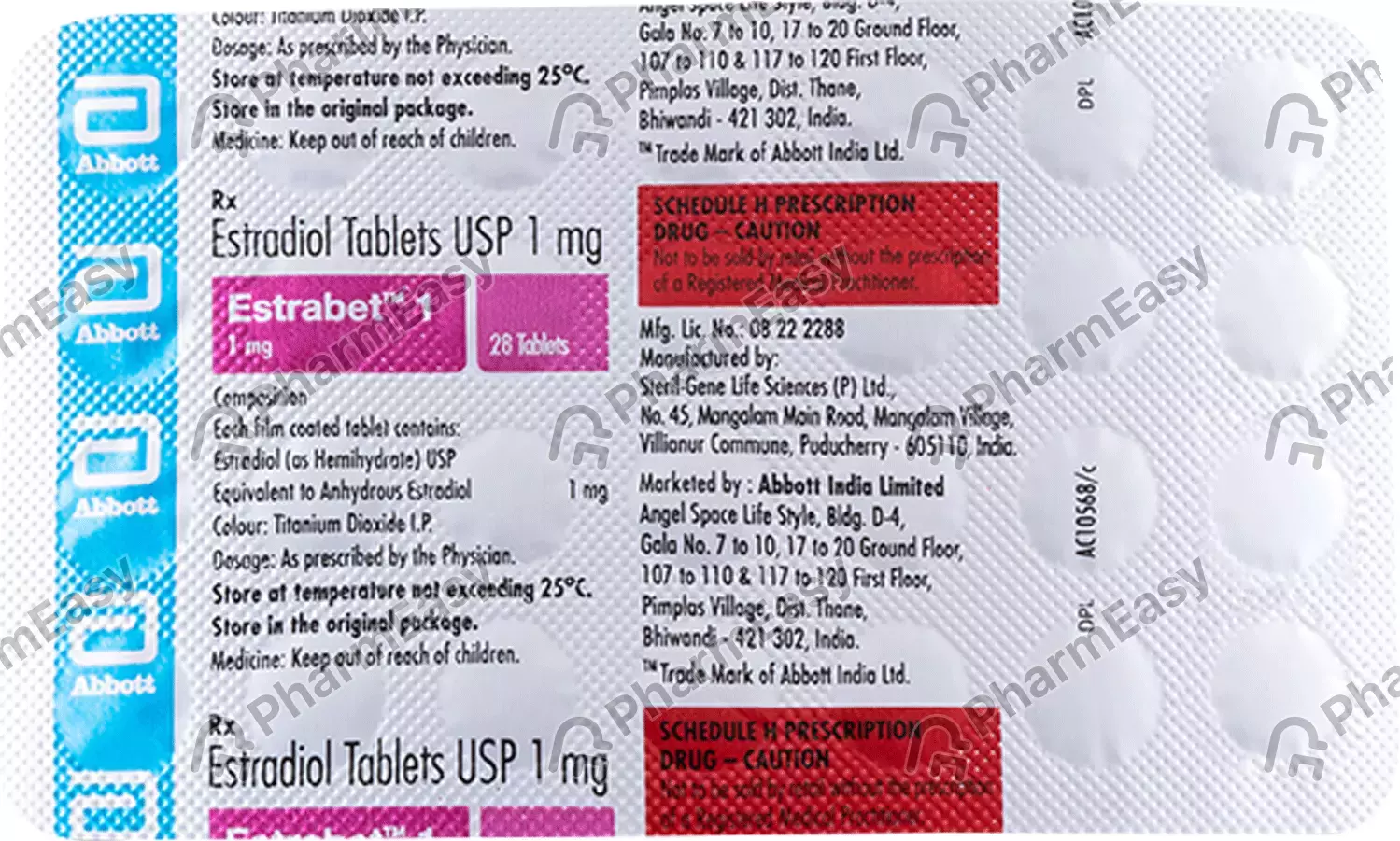 ESTRABET 1MG TAB