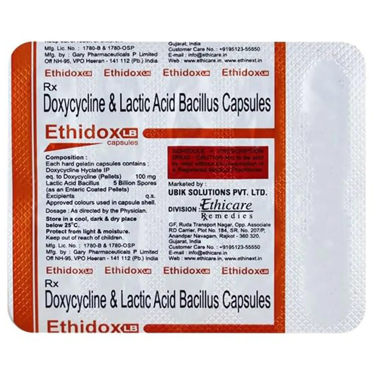 ETHIDOX-LB CAP