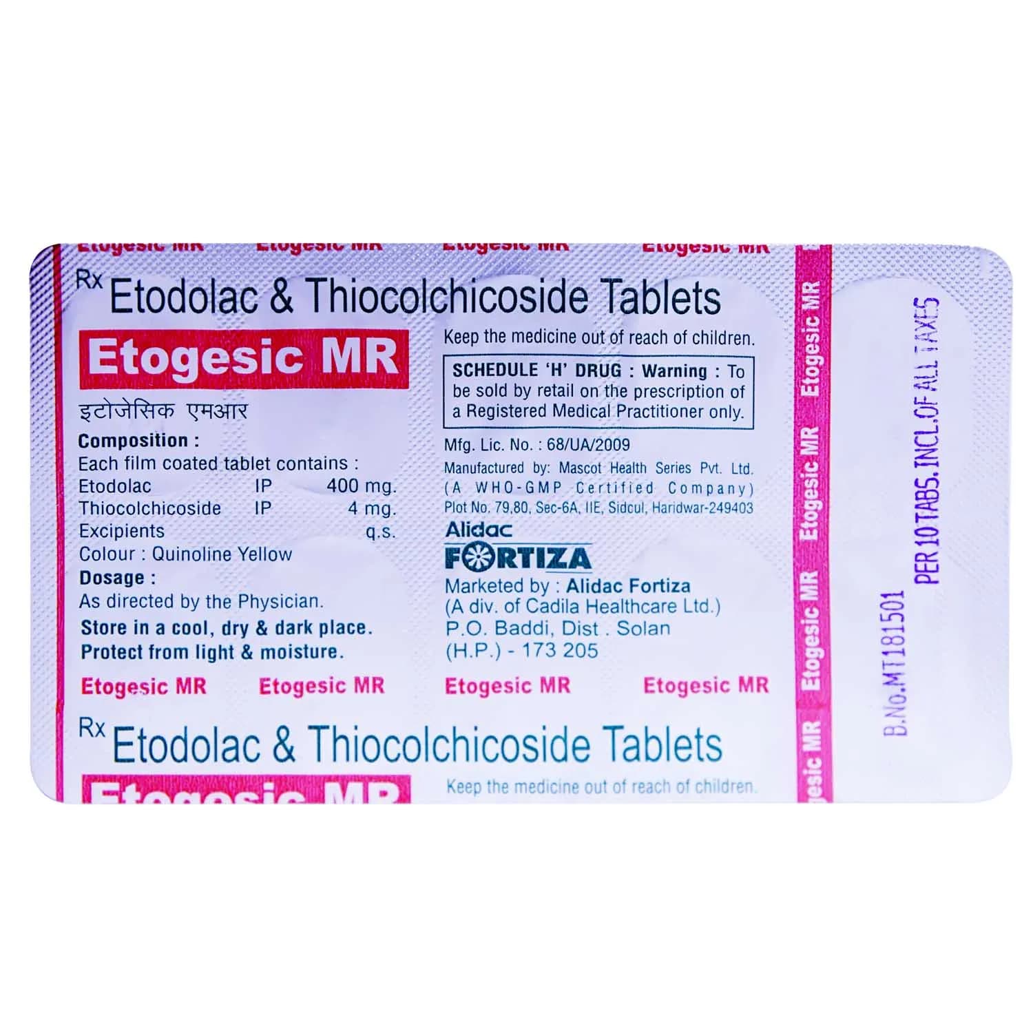 ETOGESIC MR TAB