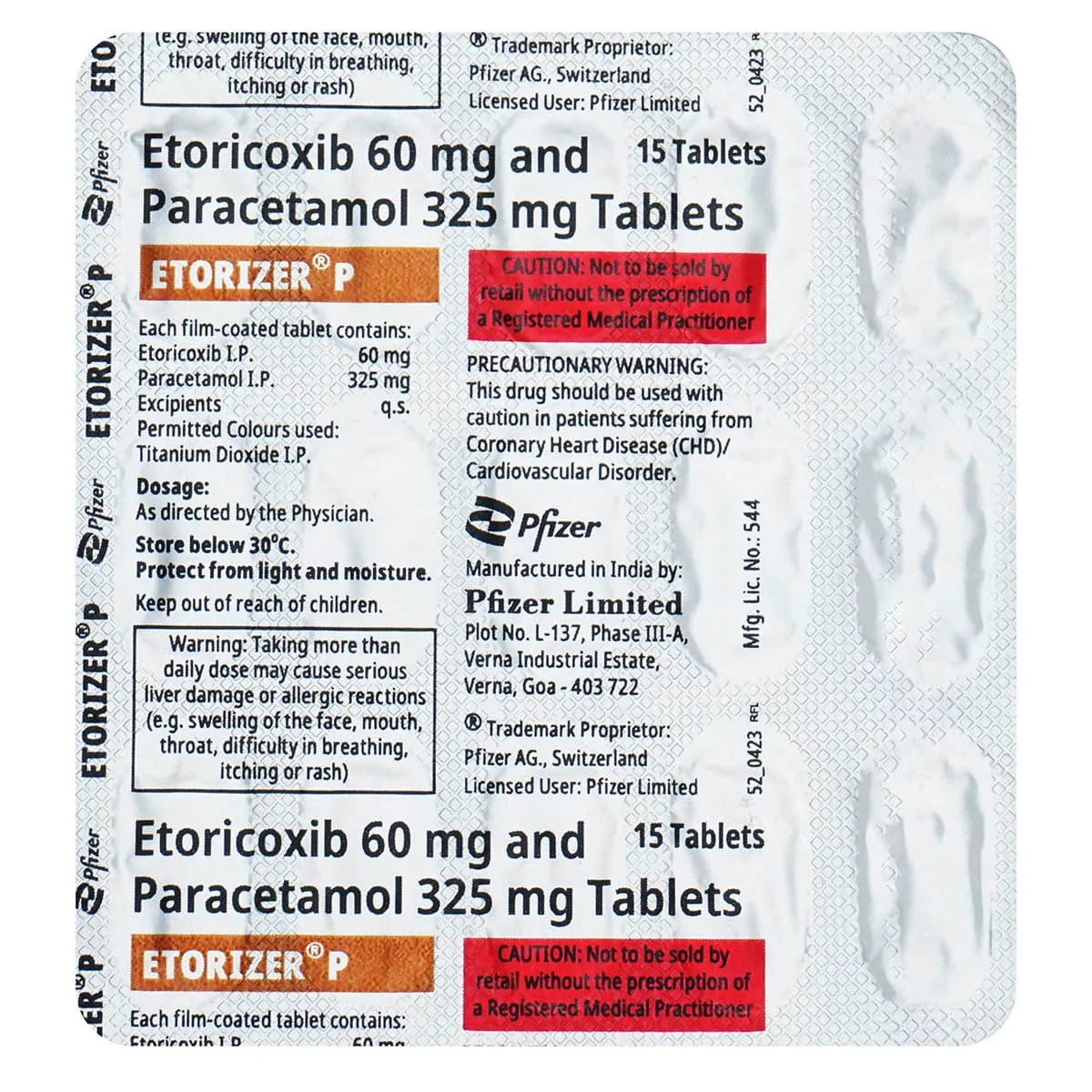 ETORIZER P TAB