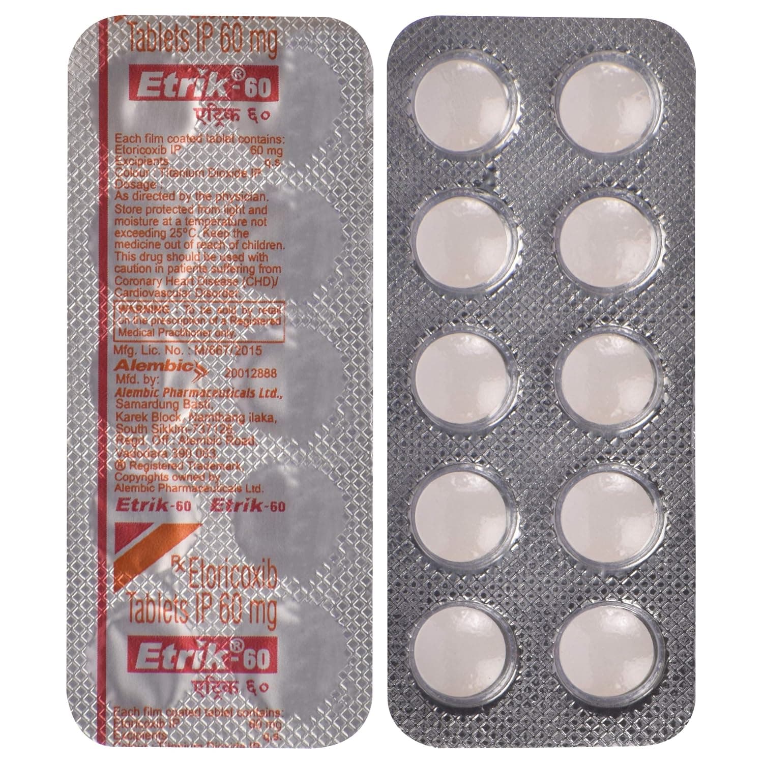 ETRIK 60MG 10`S