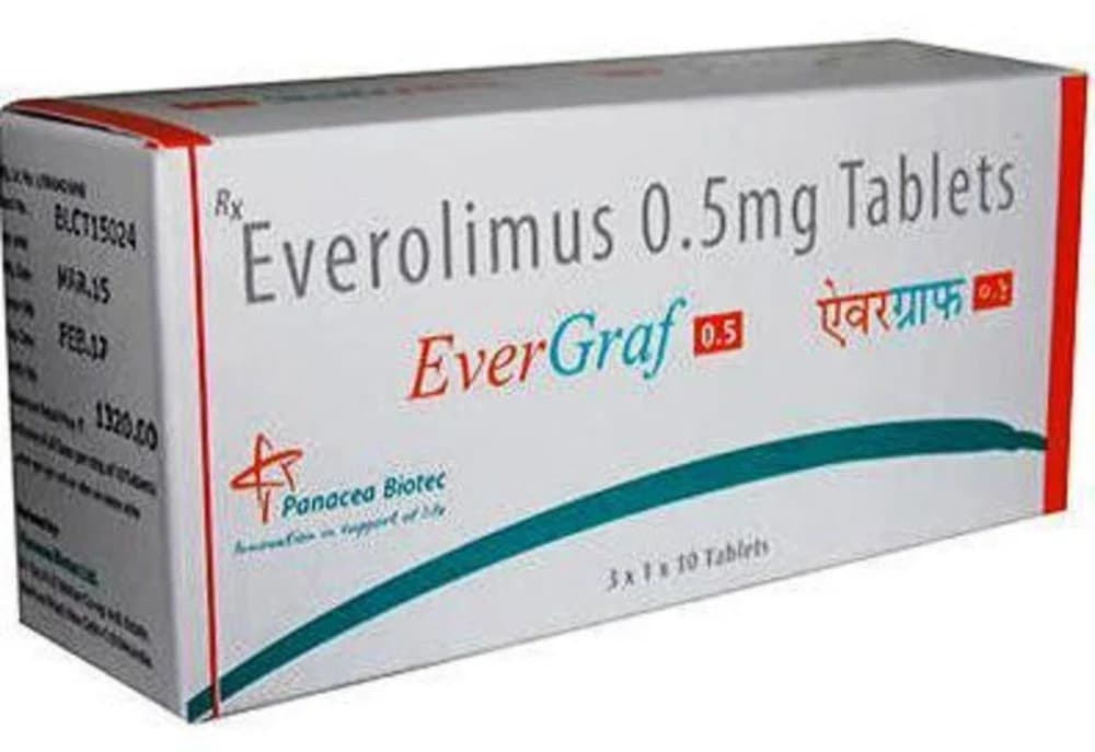 EVERGRAF 0.5MG TAB