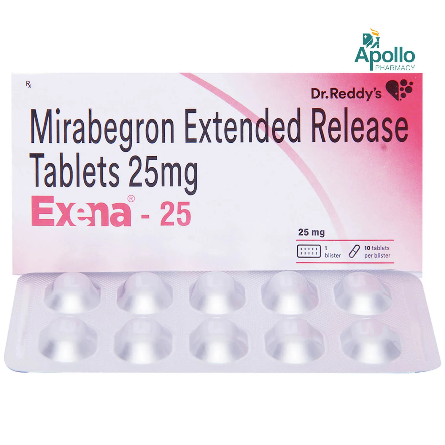 EXENA -S 25/5MG TAB