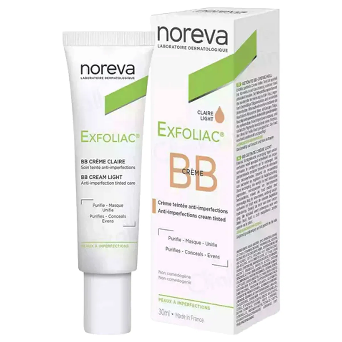 EXFOLIAC BB CREAM LIGHT TINTED