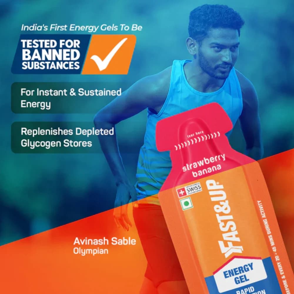 Fast&Up Energy Gel Strawberry Banana