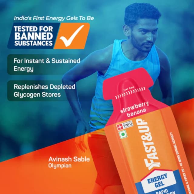 Fast&Up Energy Gel Strawberry Banana