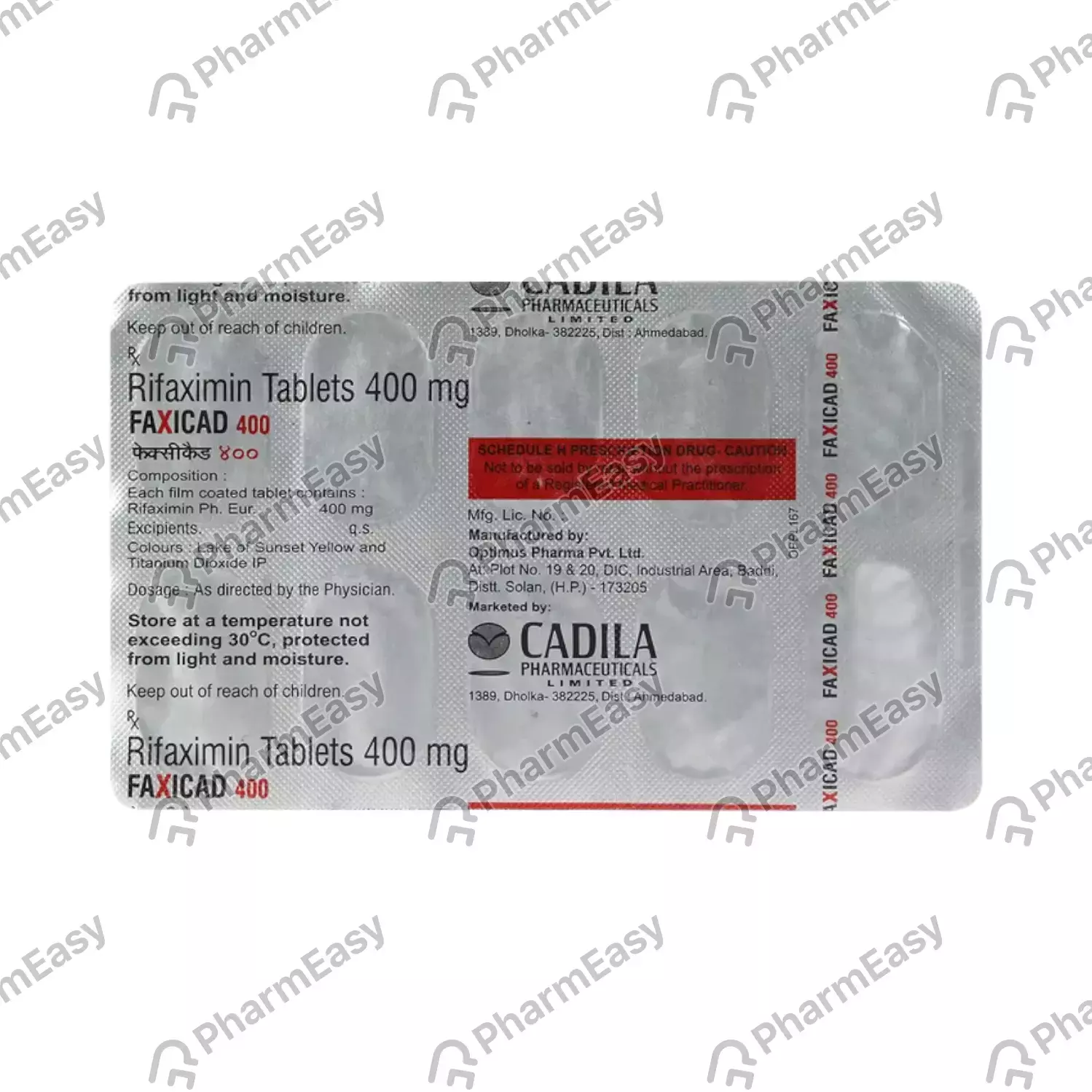FAXICAD 400MG TAB