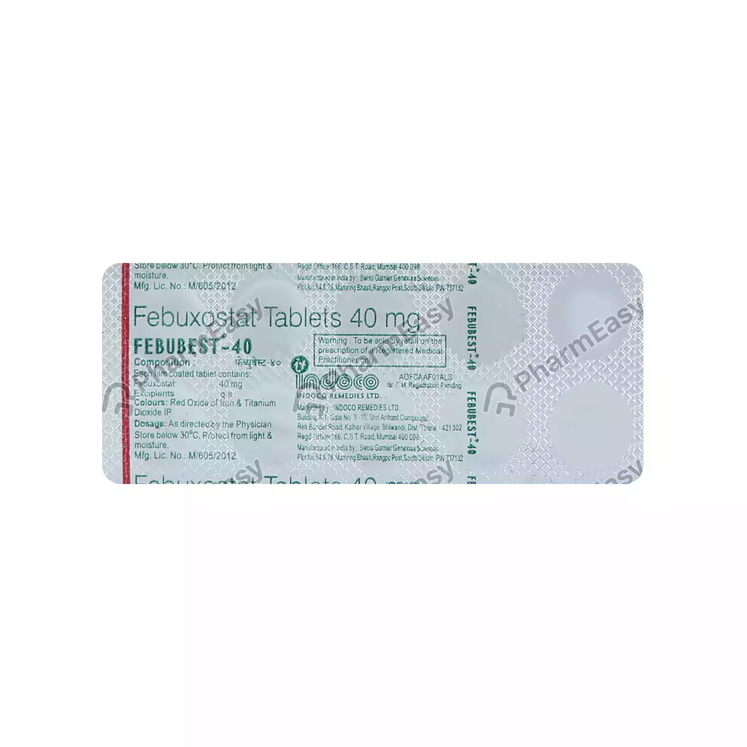 FEBUBEST 40MG TAB