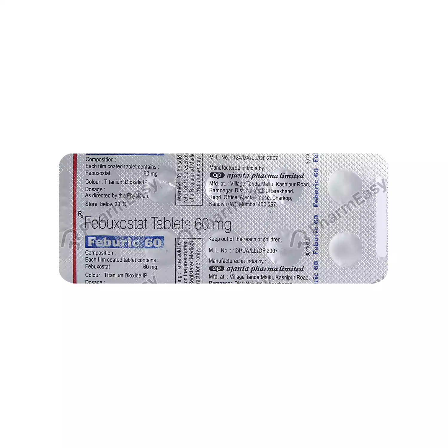 FEBURIC 60MG TAB
