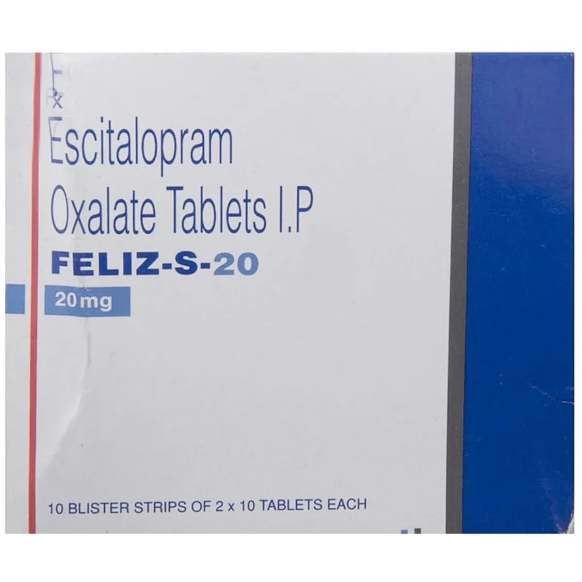 FELIZ S 20 MG TAB 10`S