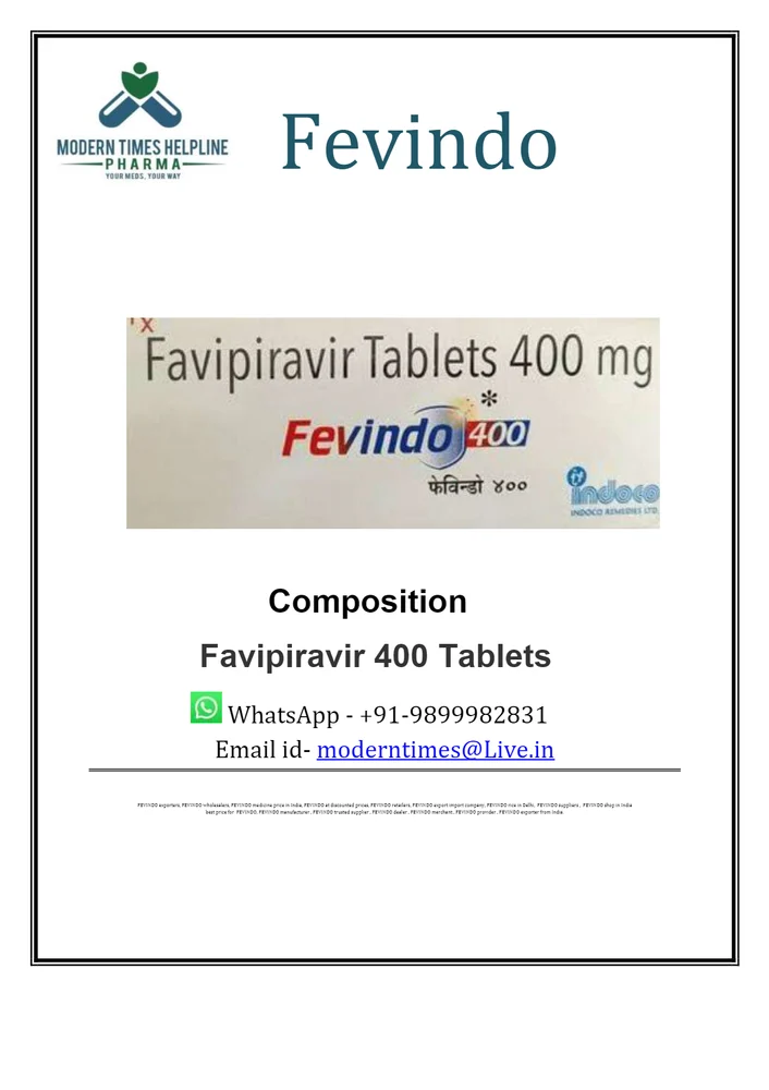 FEVINDO 400MG TAB
