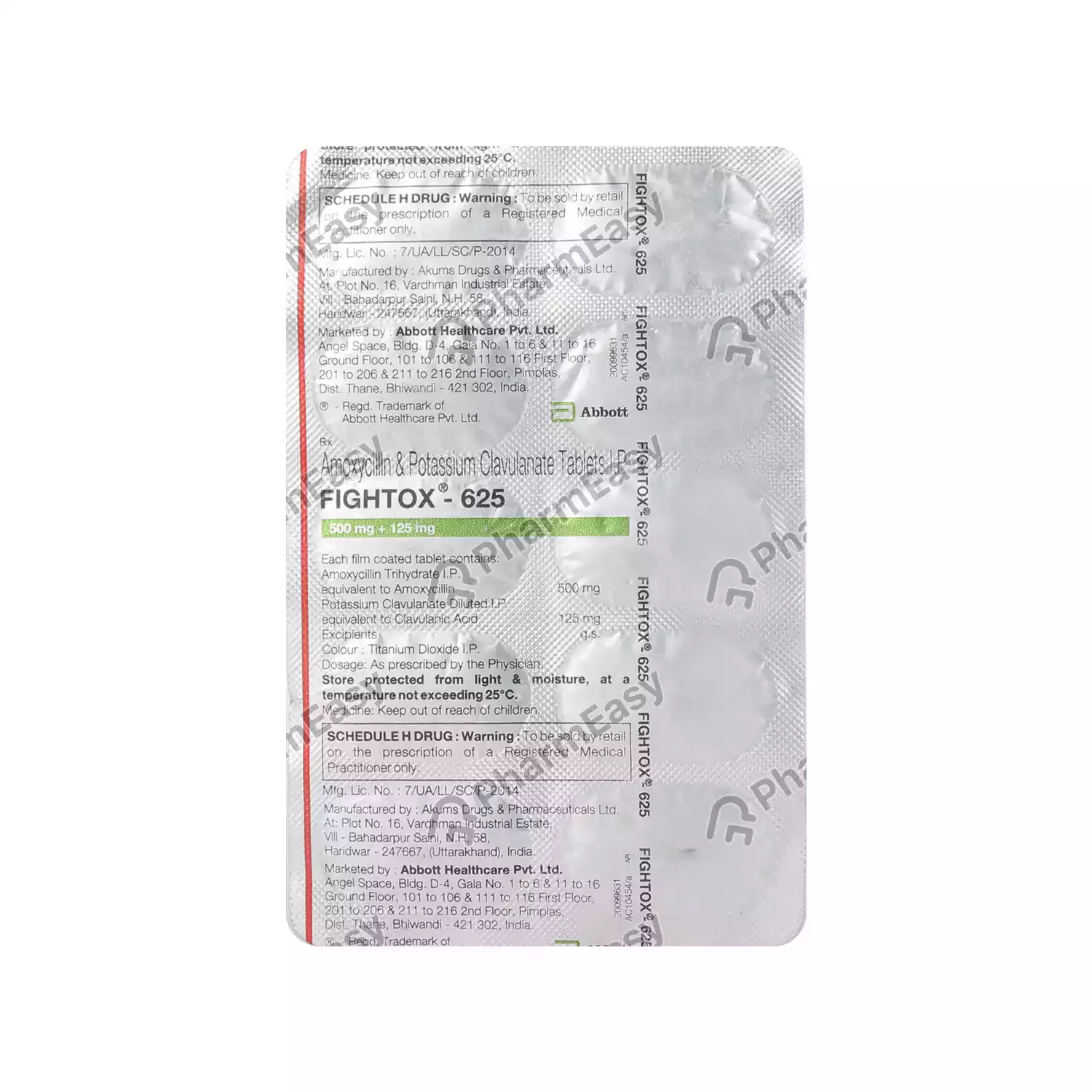 FIGHTOX 625 TAB 10`S
