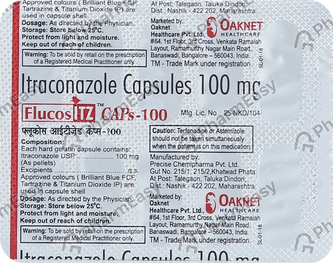 FLUCOS ITZ 100MG TAB