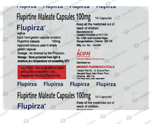 FLUPIRZA 100MG TAB