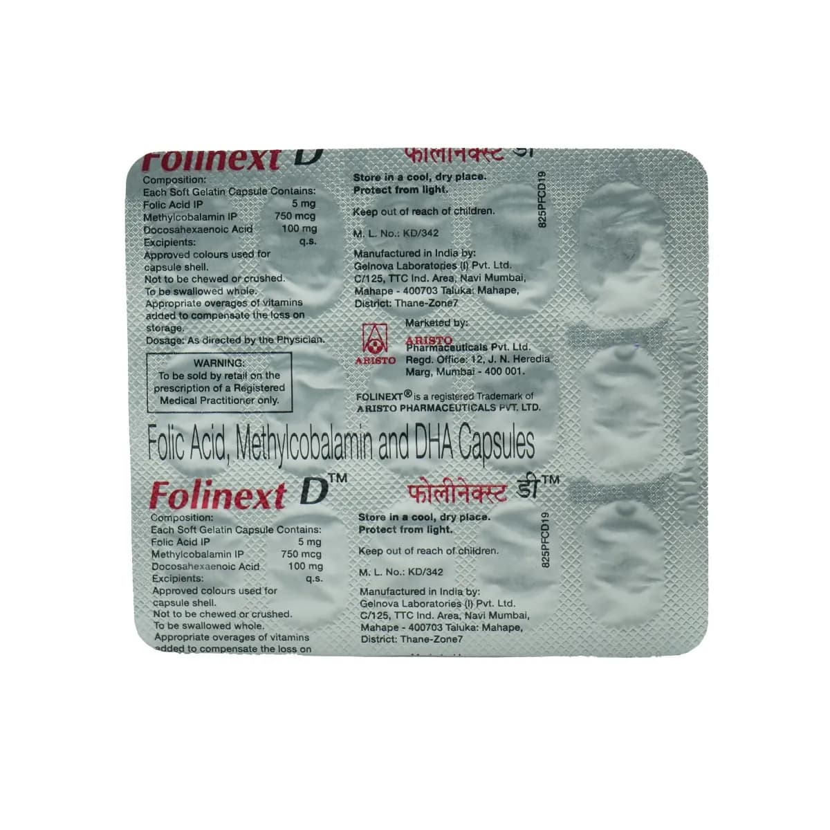 FOLINEXT D 100MG